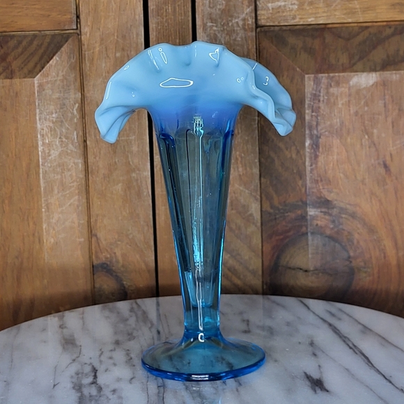 Other - Antique Blue Glass Vase